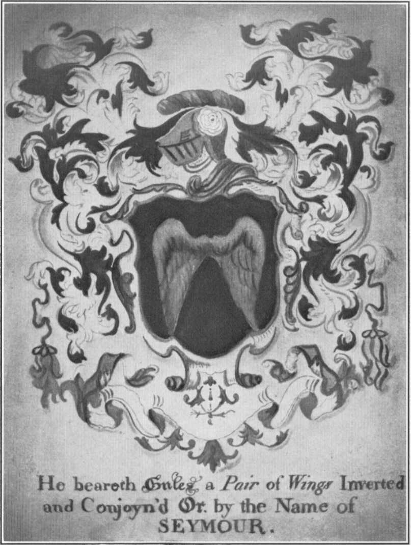 Arms displayed in the home of Thomas Seymour (1735-1829), the First Mayor of Hartford