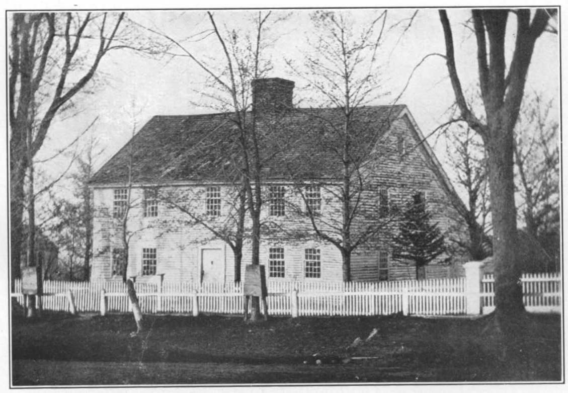 The Old Seymour Homestead, Litchfield, from a daguerreotype