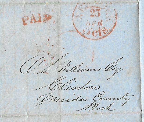 Address portion of letter